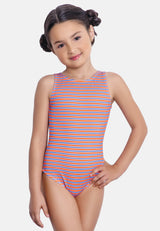 Emma slash-neck one-piece