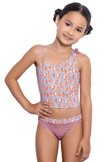 Emma assymetric tankini set