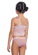 Emma assymetric tankini set