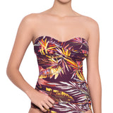 Daphne bandeau tankini top