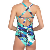 Camille halter one-piece