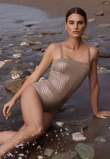 Bañador de una pieza Estelle sin tirantes