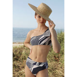 SOPHIE foldable belt panty, printed bikini bottom by french luxury swimwear brand: ALMA – lookbook