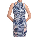 SOPHIE printed pareo, cover up by ALMA swimwear – front view 1