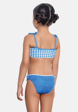 Lucie flounce off-shoulder bikini set